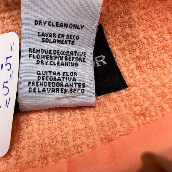 🍄Sag Harbor Plus Size Women's Tweed Blazer Jacket Floral Accent Size 18 (AA1) - Picture 12 of 13